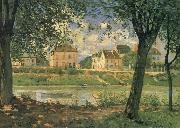 Alfred Sisley Villeneuve la Garenne on the Seine oil painting reproduction